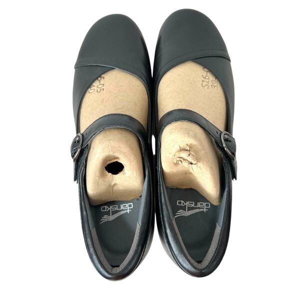 DANSKO Fawna Classic Mary Jane Milled Nappa Leather in Black Women's Size 39 = 8 - Picture 5 of 15
